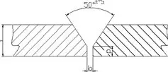 10～24mm 板厚拼接坡口型式示意图