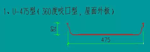 屋面板板型图